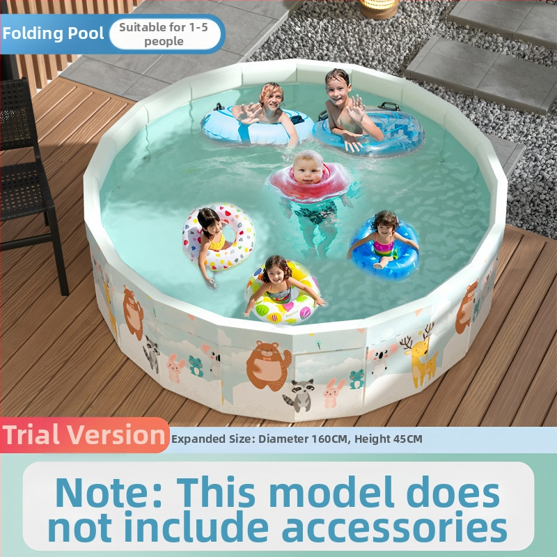Vaikų buitinis baseinas Nepripučiamas suaugusiųjų kūdikių didelis lauko lauko sulankstomas baseinas plaukimo kibiras