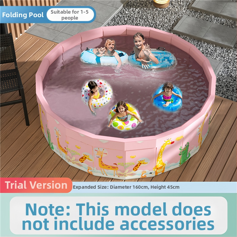 Vaikų buitinis baseinas Nepripučiamas suaugusiųjų kūdikių didelis lauko lauko sulankstomas baseinas plaukimo kibiras