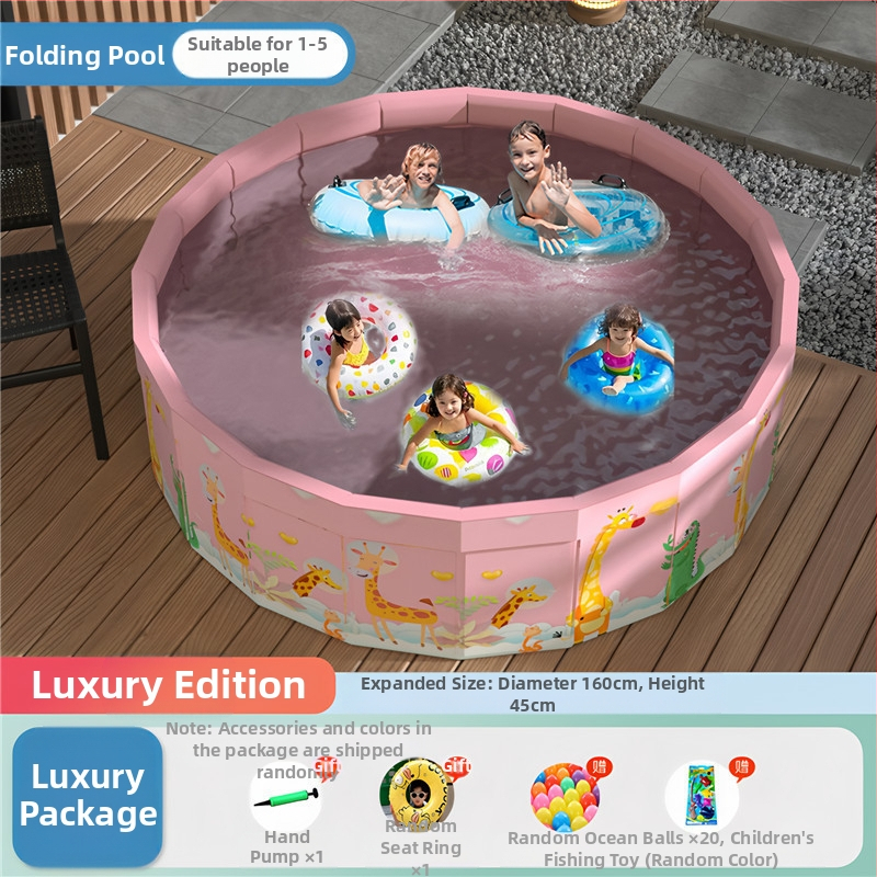Vaikų buitinis baseinas Nepripučiamas suaugusiųjų kūdikių didelis lauko lauko sulankstomas baseinas plaukimo kibiras