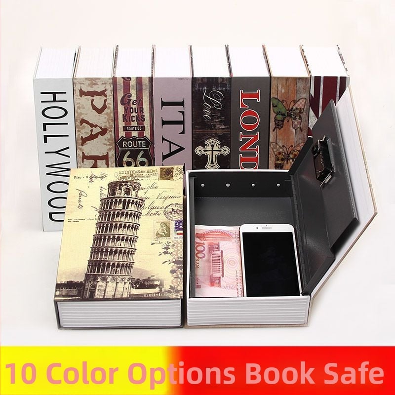 Dropshipping knygų seifas slaptažodžių dėžutė su užraktu, maža spintelė, maža taupyklė vaikų namams