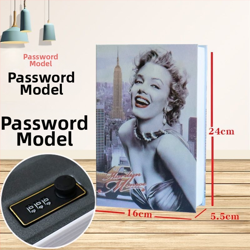 Dropshipping Carte Seif Parolă Cutie cu Încuietoare Dulap Mic Cutie Mică de Bani Pușculiță pentru Casa Copiilor