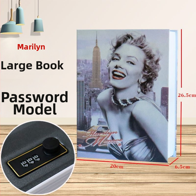 Dropshipping Carte Seif Parolă Cutie cu Încuietoare Dulap Mic Cutie Mică de Bani Pușculiță pentru Casa Copiilor