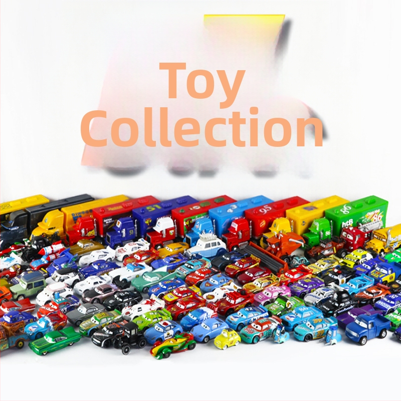 Коли 3 Състезателна кола Светкавица Маккуин Детска играчка Алуминиева кола Черна кола Буря Крал на пътя Бос Готина сестра