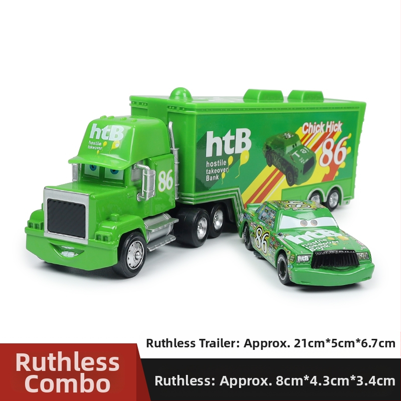 Cars 3 Racing Lightning Mcqueen Παιδικό Παιχνίδι Αυτοκίνητο από Κράμα Μαύρο Αυτοκίνητο Καταιγίδας King Road Boss Cool Sister