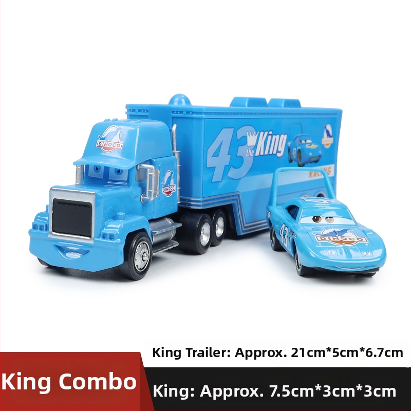 Cars 3 Racing Lightning Mcqueen Παιδικό Παιχνίδι Αυτοκίνητο από Κράμα Μαύρο Αυτοκίνητο Καταιγίδας King Road Boss Cool Sister