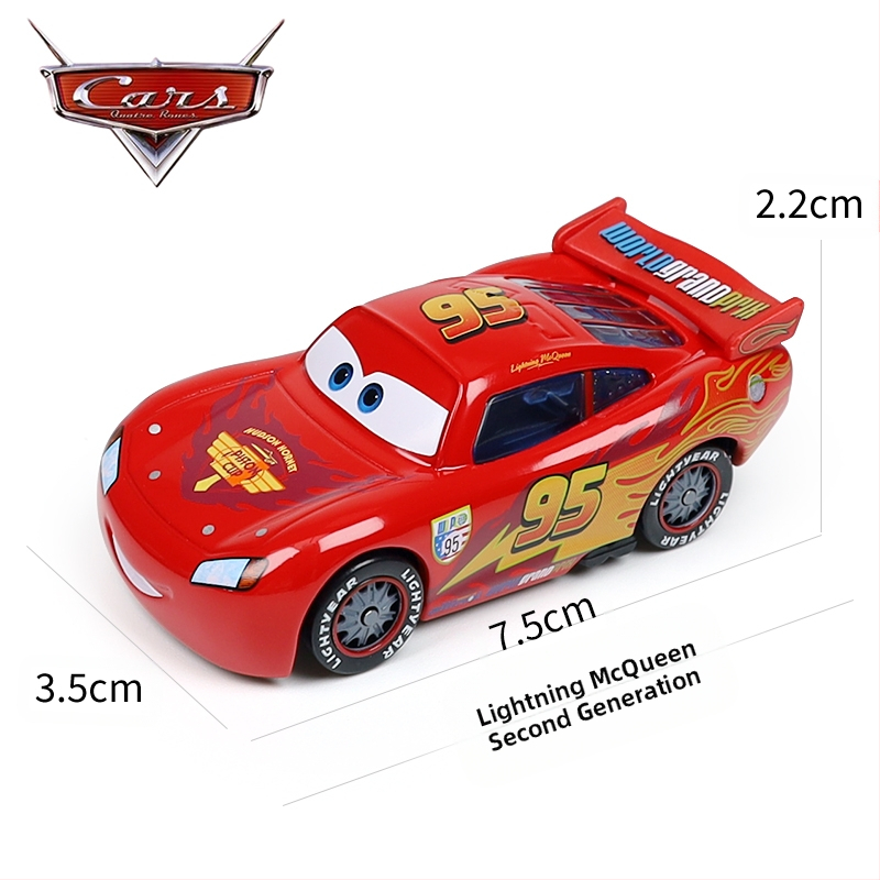 Cars 3 Racing Lightning Mcqueen Παιδικό Παιχνίδι Αυτοκίνητο από Κράμα Μαύρο Αυτοκίνητο Καταιγίδας King Road Boss Cool Sister