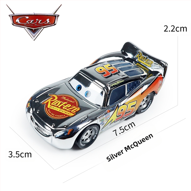 Cars 3 Racing Lightning Mcqueen Παιδικό Παιχνίδι Αυτοκίνητο από Κράμα Μαύρο Αυτοκίνητο Καταιγίδας King Road Boss Cool Sister