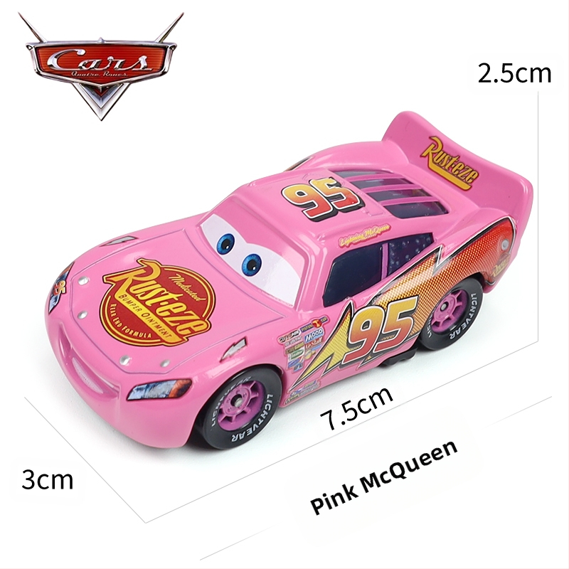 Cars 3 Racing Lightning Mcqueen Παιδικό Παιχνίδι Αυτοκίνητο από Κράμα Μαύρο Αυτοκίνητο Καταιγίδας King Road Boss Cool Sister