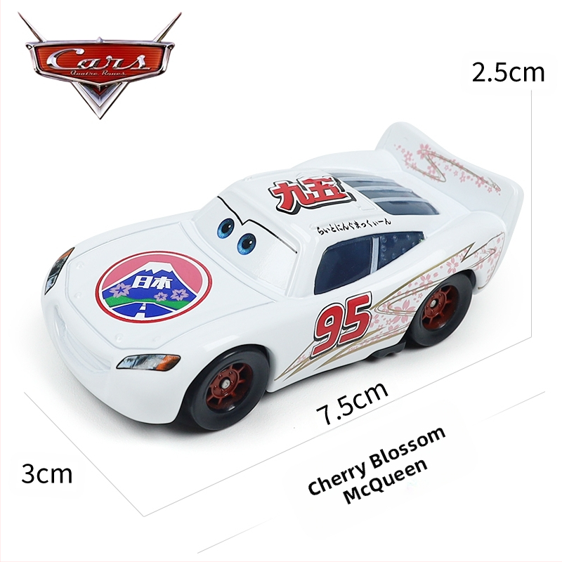 Cars 3 Racing Lightning Mcqueen Παιδικό Παιχνίδι Αυτοκίνητο από Κράμα Μαύρο Αυτοκίνητο Καταιγίδας King Road Boss Cool Sister
