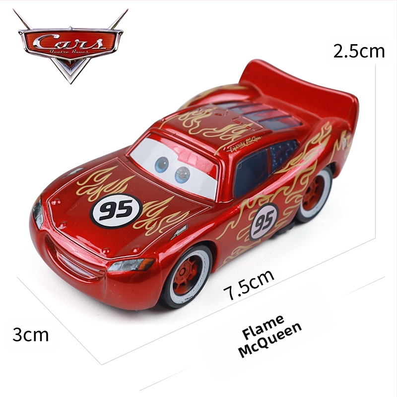 Cars 3 Racing Lightning Mcqueen Παιδικό Παιχνίδι Αυτοκίνητο από Κράμα Μαύρο Αυτοκίνητο Καταιγίδας King Road Boss Cool Sister