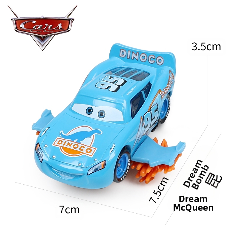 Cars 3 Racing Lightning Mcqueen Παιδικό Παιχνίδι Αυτοκίνητο από Κράμα Μαύρο Αυτοκίνητο Καταιγίδας King Road Boss Cool Sister