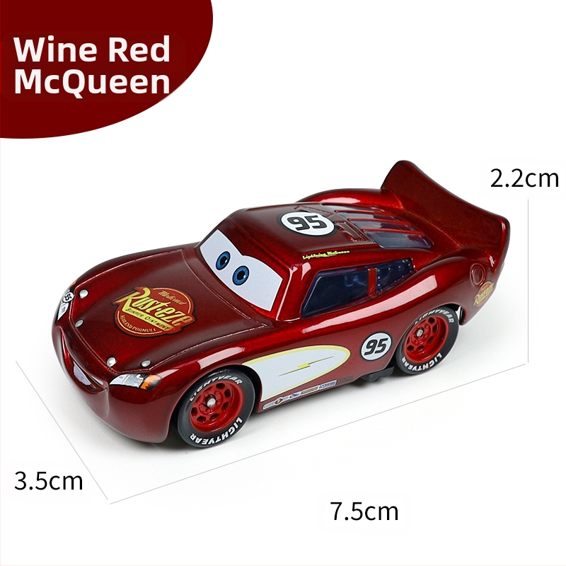 Cars 3 Racing Lightning Mcqueen Παιδικό Παιχνίδι Αυτοκίνητο από Κράμα Μαύρο Αυτοκίνητο Καταιγίδας King Road Boss Cool Sister