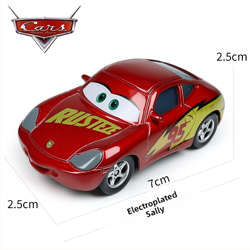 Cars 3 Racing Lightning Mcqueen Παιδικό Παιχνίδι Αυτοκίνητο από Κράμα Μαύρο Αυτοκίνητο Καταιγίδας King Road Boss Cool Sister