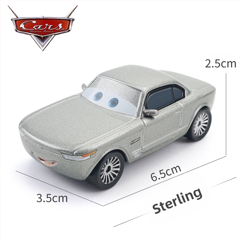 Cars 3 Racing Lightning Mcqueen Παιδικό Παιχνίδι Αυτοκίνητο από Κράμα Μαύρο Αυτοκίνητο Καταιγίδας King Road Boss Cool Sister