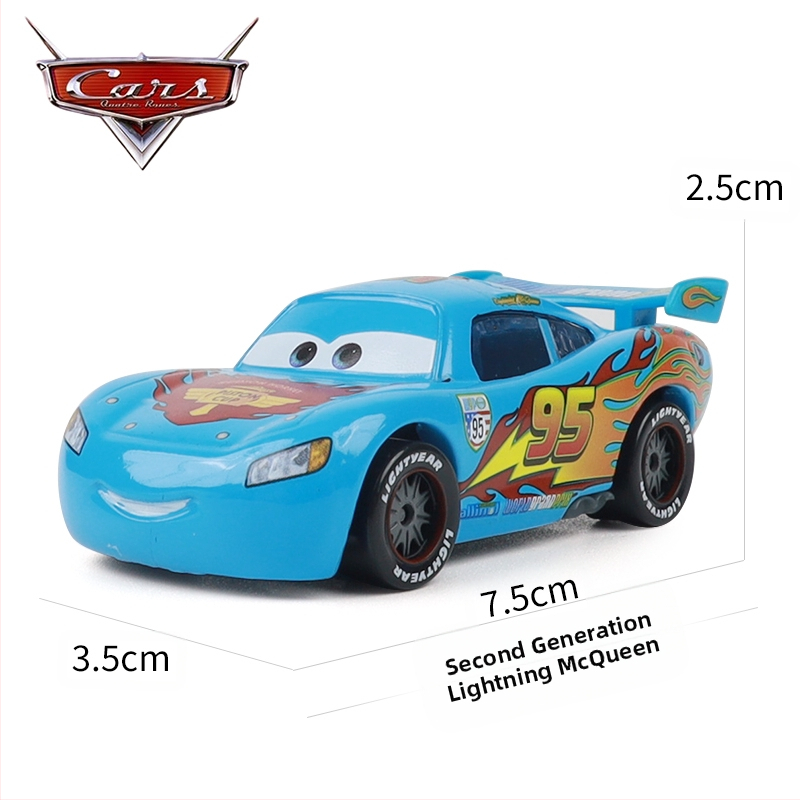 Cars 3 Racing Lightning Mcqueen Παιδικό Παιχνίδι Αυτοκίνητο από Κράμα Μαύρο Αυτοκίνητο Καταιγίδας King Road Boss Cool Sister