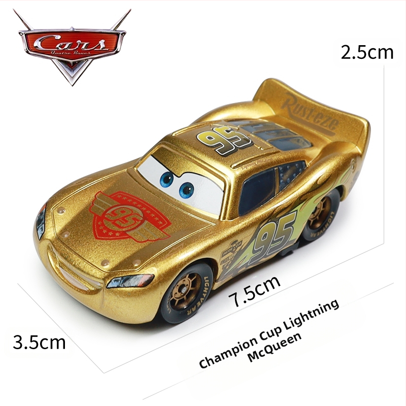 Cars 3 Racing Lightning Mcqueen Παιδικό Παιχνίδι Αυτοκίνητο από Κράμα Μαύρο Αυτοκίνητο Καταιγίδας King Road Boss Cool Sister