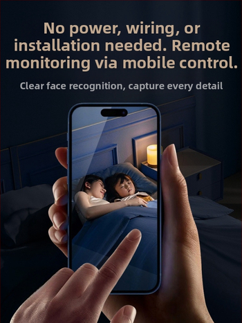 Κάμερα παρακολούθησης υψηλής ευκρίνειας τύπου cat eye για οικιακή ασύρματη λειτουργία smartphone με τηλεχειριστήριο, βρόχο βίντεο, σύνδεση wifi χωρίς διατρήσεις