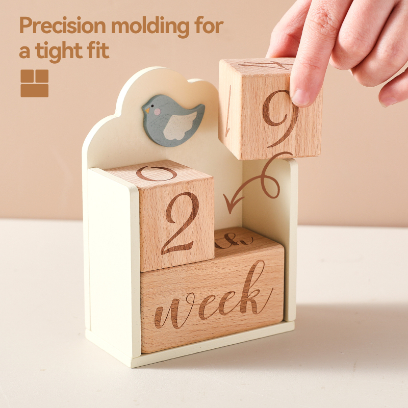 Amazoni piiriülene beebi varajase lapsepõlve kasvu mälestusfoto puidust klots rekvisiidid kaunistused sünnipäevakaart foto verstapost