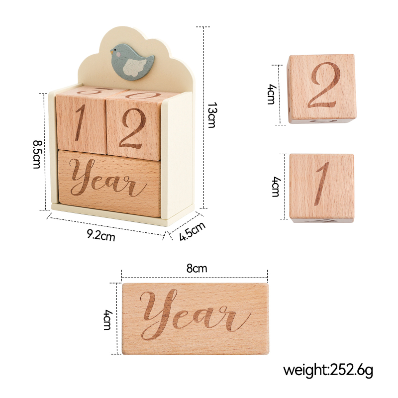 Amazoni piiriülene beebi varajase lapsepõlve kasvu mälestusfoto puidust klots rekvisiidid kaunistused sünnipäevakaart foto verstapost