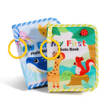 Pārrobežu noplēšama auduma grāmata mazulim 0-6 mēneši 1 gads var košļāt agrīnās izglītības izglītojoša aizņemta mazuļa rotaļlieta klusa grāmata