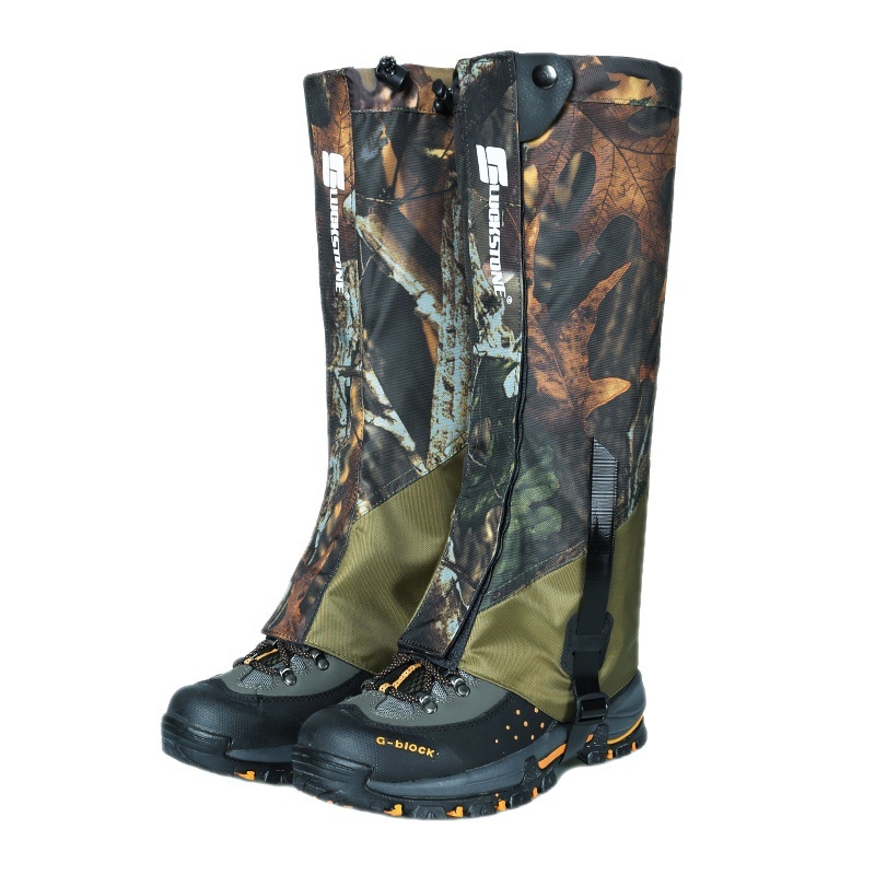 Talvine matkamine mägironimine kamuflaaž lumikate seiklus öine kalapüük kulumiskindel Oxfordi riidest säärised jalakate suusakingakate