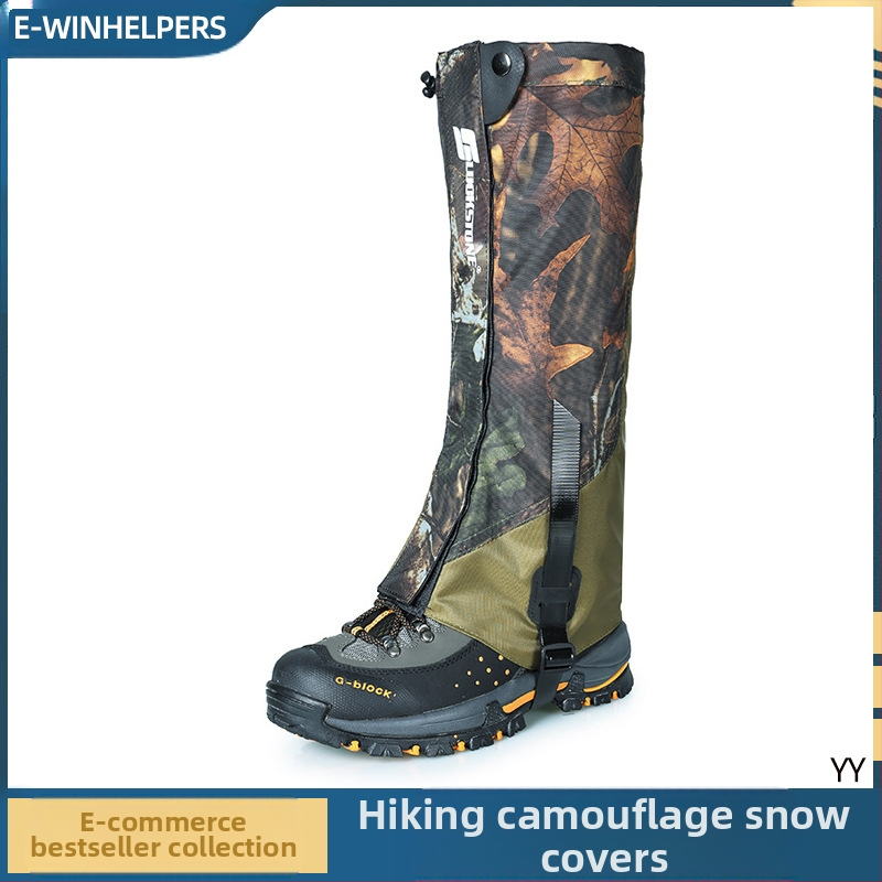 Talvine matkamine mägironimine kamuflaaž lumikate seiklus öine kalapüük kulumiskindel Oxfordi riidest säärised jalakate suusakingakate