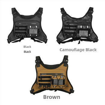 Τσάντα στήθους για διασυνοριακά αθλητικά τακτικά γιλέκα για εξωτερικούς χώρους, τσάντα στήθους για αθλητικά αθλήματα, ρυθμιζόμενο γιλέκο πνευμοθώρακα για ιππασία, γιλέκο για εξωτερικούς χώρους