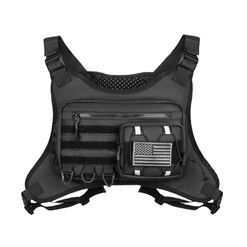 Τσάντα στήθους για διασυνοριακά αθλητικά τακτικά γιλέκα για εξωτερικούς χώρους, τσάντα στήθους για αθλητικά αθλήματα, ρυθμιζόμενο γιλέκο πνευμοθώρακα για ιππασία, γιλέκο για εξωτερικούς χώρους