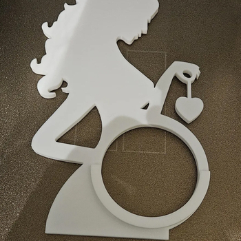 Piiriülene ultraheli kujutisega ornament kingitus emadele ultraheli fotomälestusnäidiku alus