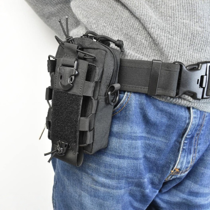 Välistingimustes kasutatav multifunktsionaalne taktikaline veepudeli vöökott Molle väike õlakott jalgrattasõiduks mägironimiseks kaasaskantav mobiiltelefoni veepudeli kott