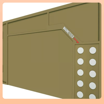 ☋ Διασυνοριακό σε απόθεμα χαλάκι καθαρισμού G-Un με μαγνητικές κουκκίδες, αντιολισθητικό και ανθεκτικό στο λάδι πανάκι καθαρισμού