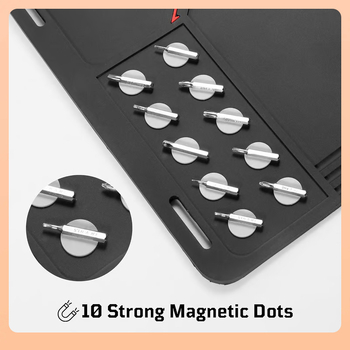 ☋ Διασυνοριακό σε απόθεμα χαλάκι καθαρισμού G-Un με μαγνητικές κουκκίδες, αντιολισθητικό και ανθεκτικό στο λάδι πανάκι καθαρισμού