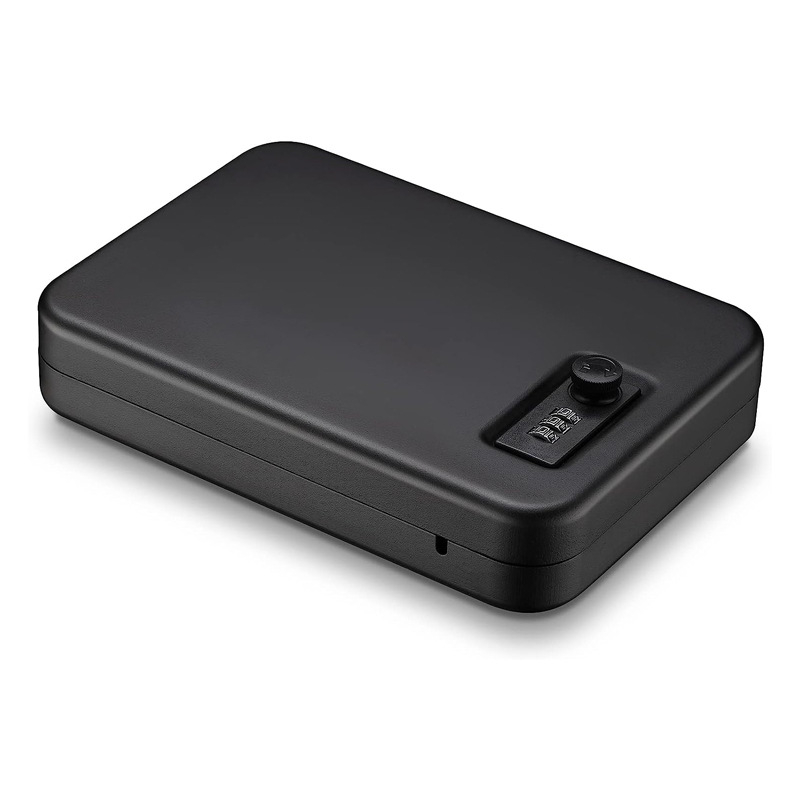 Amazon maza pārnēsājama pistoles kastes rotaslietu rotaslietu kaste skaidras naudas automašīnas paroles pogas durvju atvēršanai