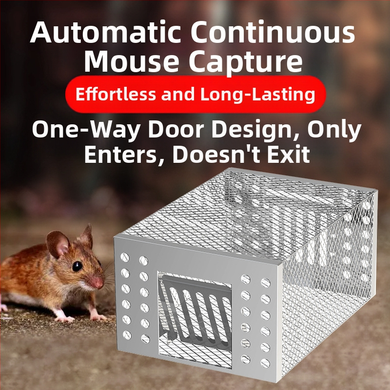 Фабрика на едро на мишка клетка капан за мишки експортен модел непрекъснато напълно автоматичен капан за мишки артефакт супер мощен капан за мишки улавяне