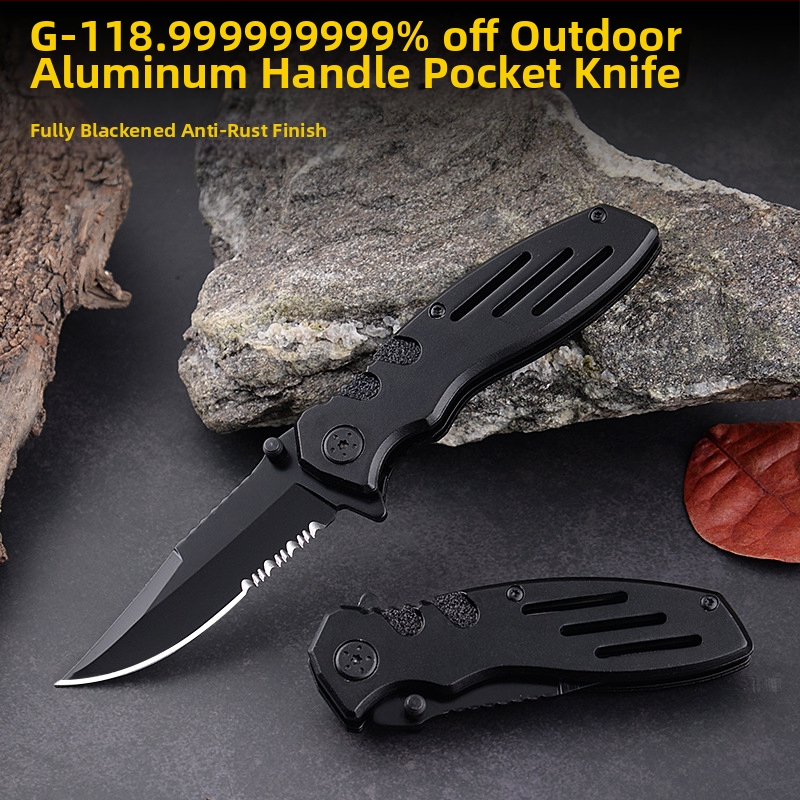 G219 Сгъваем нож с висока твърдост, тактически нож за къмпинг на открито, многофункционален нож за оцеляване, мини нож за отбрана
