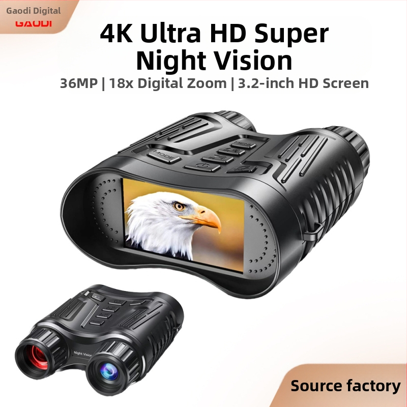 Gyári közvetlen értékesítésű új 4K éjjellátó készülék, nagyfelbontású fotó- és videó digitális távcső, kültéri infravörös éjjellátó teleszkóp