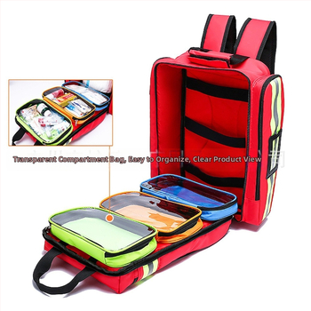 Търговия на едро на открито раница за аварийно спасяване чанта за земетресение с голям капацитет и много отделения