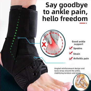 Διασυνοριακός αναπνεύσιμος ιμάντας ποδιού για βαλγούς, δέσιμο κορδονιών, προστατευτικά αστραγάλου, προστατευτικά διαστρέμματος, σταθερός ιμάντας