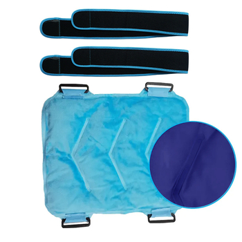 Sportinė minkšto gelio apsauginė įranga, ledo paketas klubams, tarpkojiui, karštas ir šaltas kompresas, ledo pagalvėlė, fizioterapijos reikmenys.