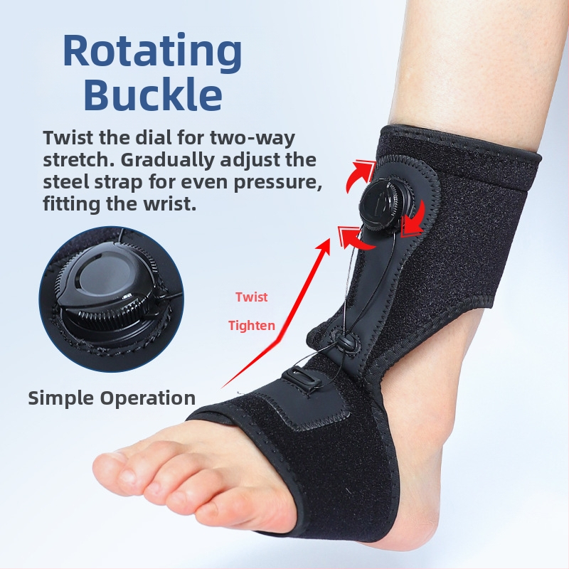 Piiriülene uus piiriülene pöörlev jalakinnitus takjapaelaga reguleeritav toetatav pahkluu tugi valgusharjutus