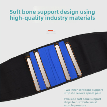 Piiriülene spordi higistamisvastane vöökaitse fitness hingav suur vöö soe tugi sinine ja must vöökaitse