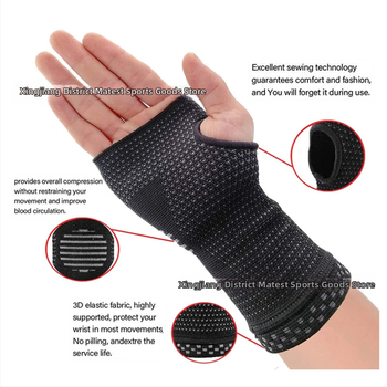 Sportinės apyrankės dirželio spaudimas Delno apsaugos pirštinės lauko gimnastikos sporto fitneso delno apsaugos apyrankė didmeninė prekyba daugiaspalvė