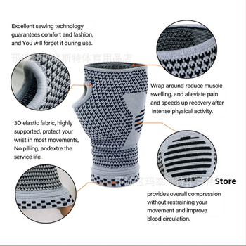 Sportinės apyrankės dirželio spaudimas Delno apsaugos pirštinės lauko gimnastikos sporto fitneso delno apsaugos apyrankė didmeninė prekyba daugiaspalvė