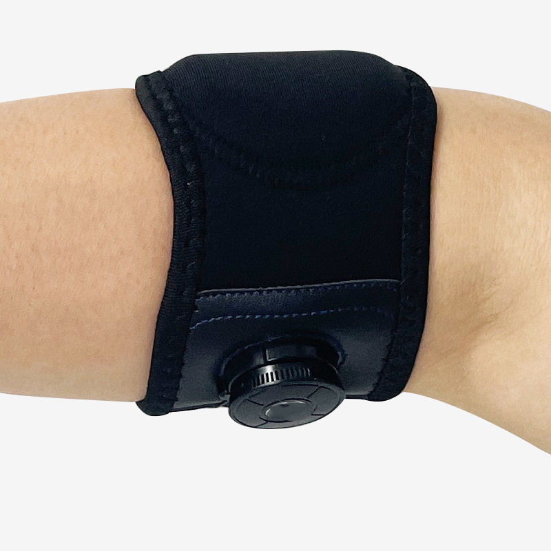 Mygtukų alkūnių pagalvėlės, sukamos kryžminiu būdu, „Fitness Amazon Sports Eva“ slėginės bėgimo rankovės