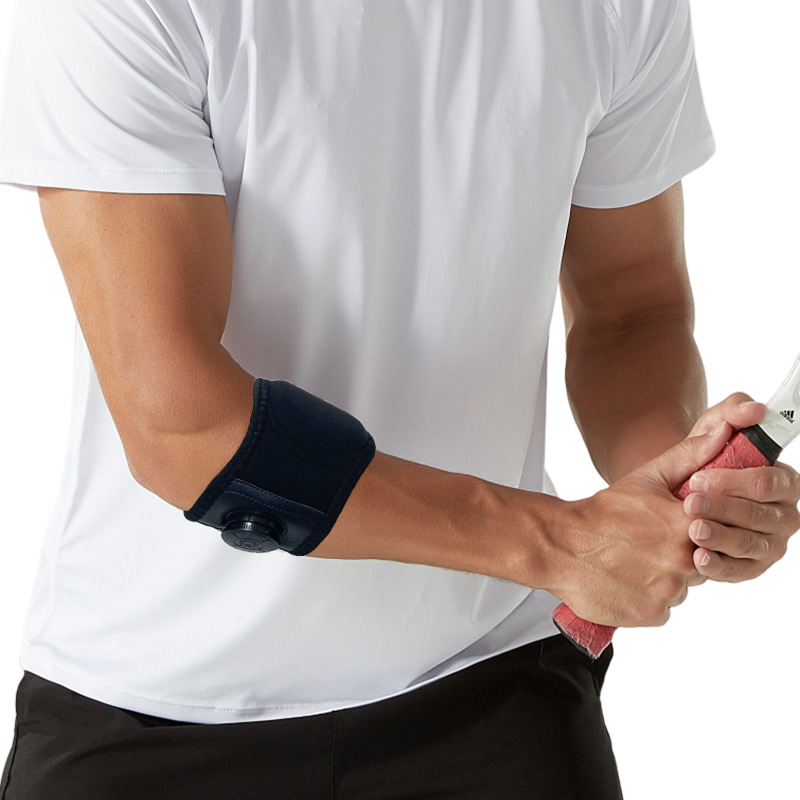 Mygtukų alkūnių pagalvėlės, sukamos kryžminiu būdu, „Fitness Amazon Sports Eva“ slėginės bėgimo rankovės