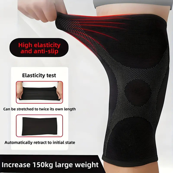 Ειδικά επιγονατίδες για διασυνοριακά αθλήματα, προστατευτικός εξοπλισμός κατά των διαστρεμμάτων για τρέξιμο, μπάντμιντον, υψηλής ελαστικότητας και αναπνεύσιμα επιγονατίδες από νάιλον με μεγάλο μέγεθος