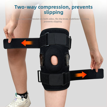 Επαγγελματικοί αθλητικοί ιμάντες, αντιολισθητικά επιγονατίδες, στηρίγματα από χαλύβδινη πλάκα, προστασία μηνίσκου σιλικόνης κατά της σύγκρουσης, προστατευτικός εξοπλισμός συμπίεσης επιγονατίδας