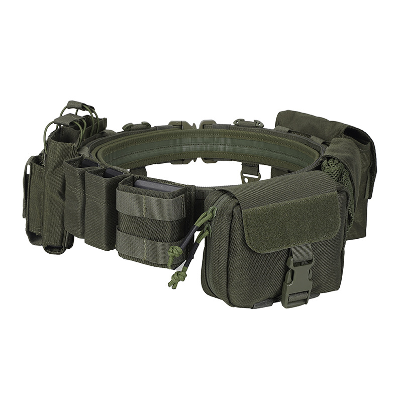 1000D Oxfordi riidest taktikaline vöö, kaheksaosaline komplekt, kiirkinnitusega reguleeritav turvapatrulli multifunktsionaalne taktikaline vöö