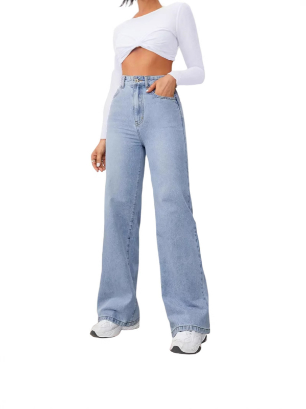 20245 venivad teksad naistele sirged ja lahtised piiriülesed Euroopa ja Ameerika Amazon AliExpressi naiste teksad laos olevad tootjad