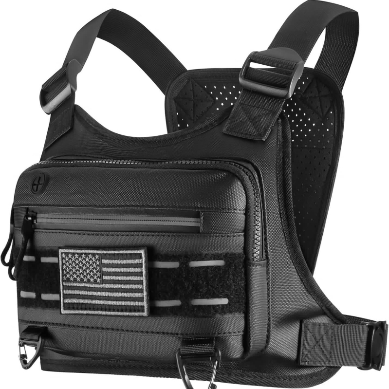 Forrás Gyártó Hot Selling Új Melltáska Férfiaknak és Nőknek Vízálló Futó Mellény Taktikai Melltáska, Alkalmas Kültéri Sportokhoz Melltáska